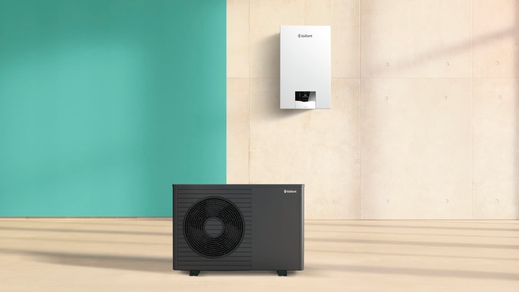 Hibridni ogrevalni sistem s toplotno črpalko aroTHERM plus in plinskim kotlom ecoTEC plus