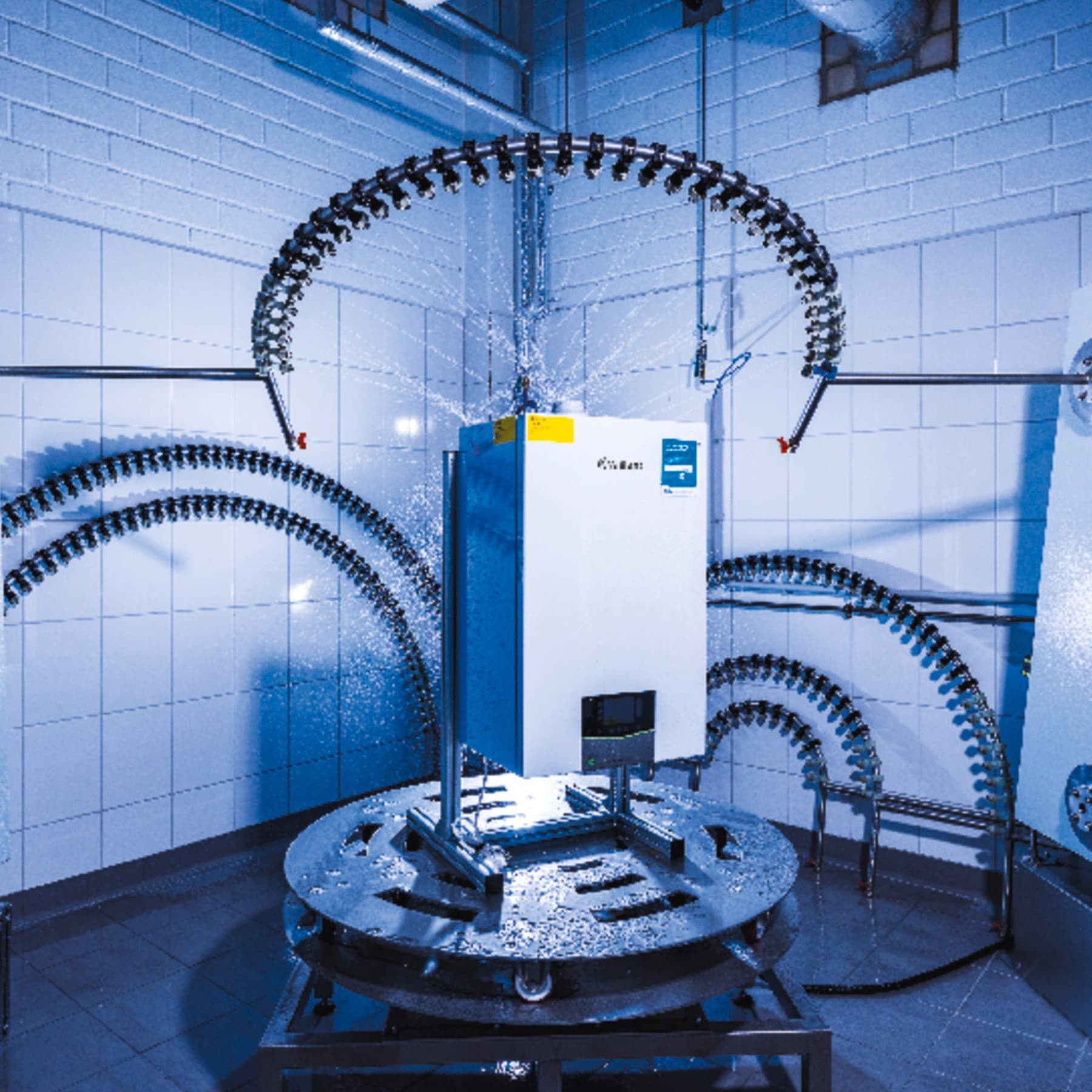 Vaillantov kotel v testnem centru